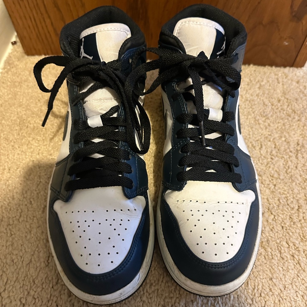 Jordan High-Top Sneakers White Navy blue